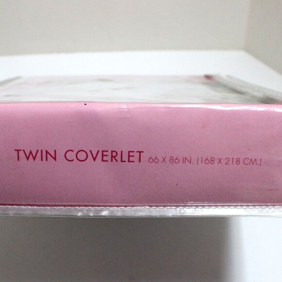 Richloom Daisy Pattern Twin Coverlet Woven Embroidered Matelasse - Picture 8 of 9